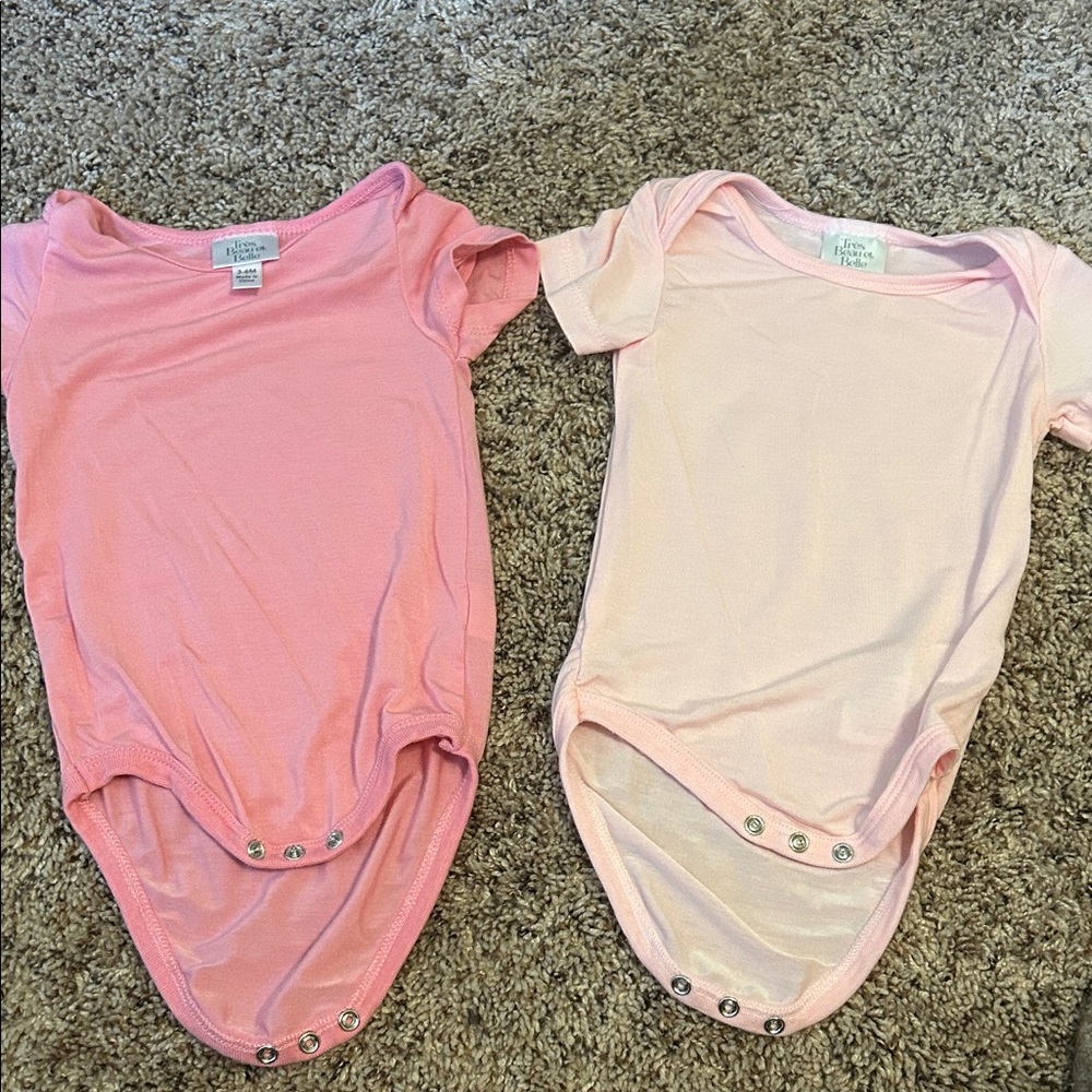 Soft Pink Bodysuit Duo